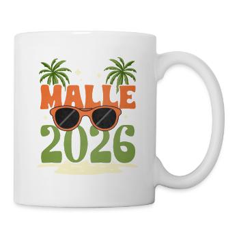 Malle 2026 - Tasse - Weiß - Rechts