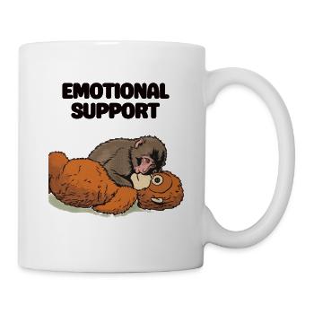 Emotional Support Baby Monkey Punch - Mug - white - Right