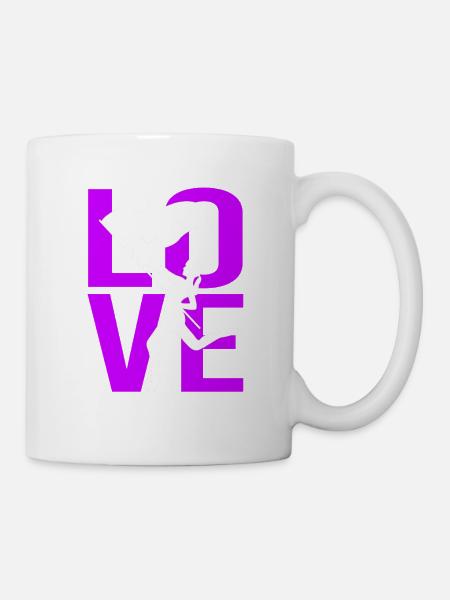 Karneval Fahnenschwenker Fahnenschwingen Fasching - Tasse - Weiß