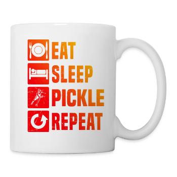 Pickleball Athlet Geschenk für pickleball pro Fans - Tasse - Weiß - Rechts