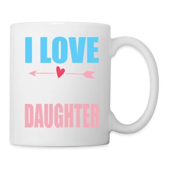 LGBT-Pride-Monat – Ich liebe meine trans Tochter - Tasse - Weiß - Rechts