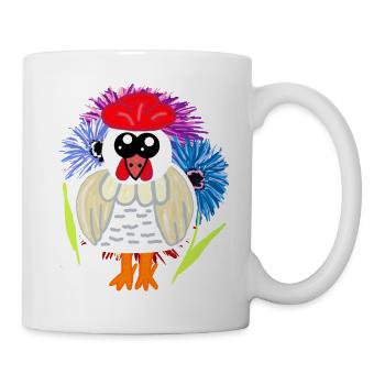 Birthday Mother's Day Chicken Hen Chickens - Mug - white - Right