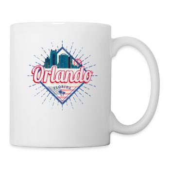 Orlando Florida in Vereinigten Staaten USA Design - Tasse - Weiß - Rechts