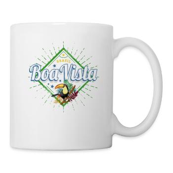 Boa Vista Roraima in Brasilien mit Tukan Souvenir - Tasse - Weiß - Rechts