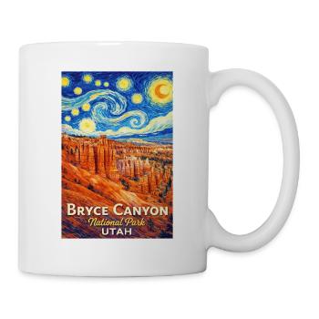 Bryce-Canyon-Nationalpark, Utah Starry Night  - Tasse - Weiß - Rechts