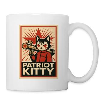 Patriot Kitty Rocket Art - Mug - white - Right