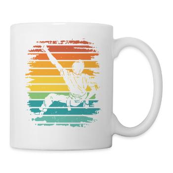 Boulderer Boulder Bouldern - Tasse - Weiß - Rechts