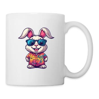 Bunny Comic Holiday - Mug blanc - blanc - Droite