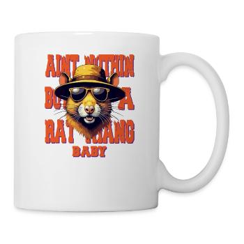 Drôle de Hip Hop Rat C-Walk Street Critter - Mug blanc - blanc - Droite