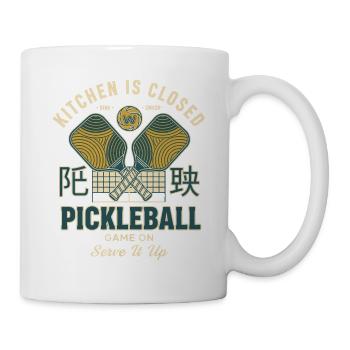Pickleball Kitchen Is Closed Game On Serve It Up - Mug - white - Right