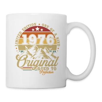 Original 1976 jahrgang geburtstagsgeschenk - Tasse - Weiß - Rechts