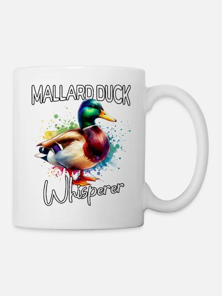 Stockente Flüsterer - Tasse - Weiß