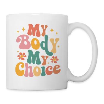 Mon corps, mon choix, féministe - Mug blanc - blanc - Droite