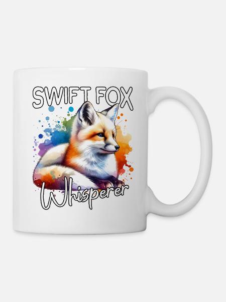 Swiftfuchs Flüsterer - Tasse - Weiß