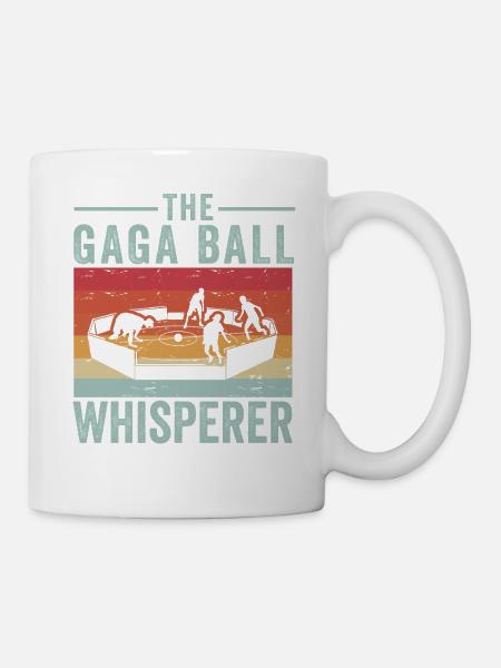 Gaga-Kugel-Flüsterer - Tasse - Weiß