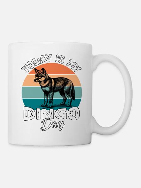 Australischer Wildhund Dingo - Tasse - Weiß