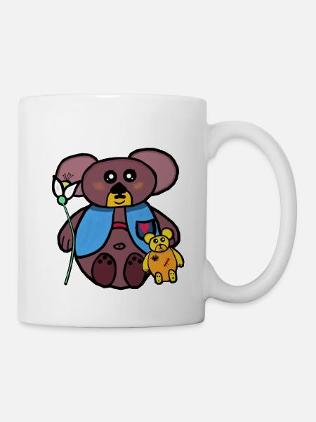 Teddy Teddybären Kinder Kind Bär - Tasse - Weiß