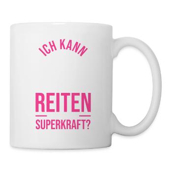 Reiten Pferdeliebhaber Reiterhof Pferde - Tasse - Weiß - Rechts