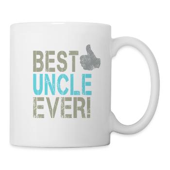 Best Uncle Ever for Uncle Design with Thumbs Up - Mug - white - Right