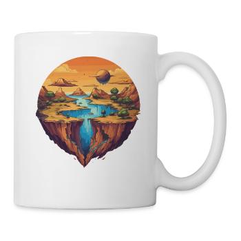 Un monde fantastique fascinant du paysage du gouffre dans le - Mug blanc - blanc - Droite