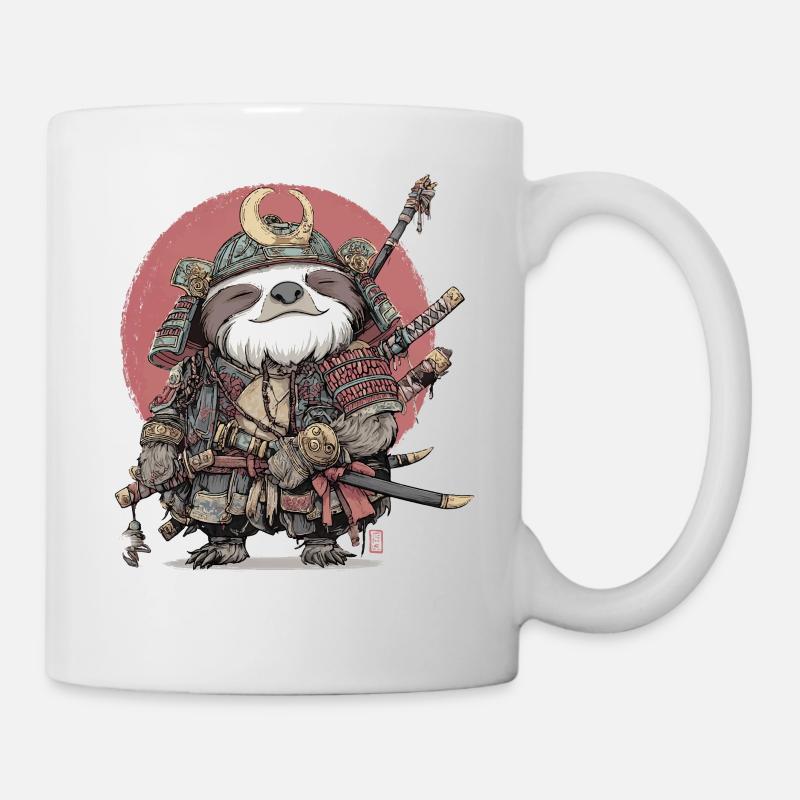 Sloth Samurai Armor - Mug - white