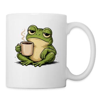 KaffeeFrosch Gemütlichkeit - Mug blanc - blanc - Droite