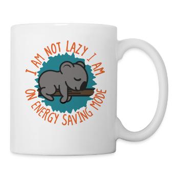 I’m Not Lazy Koala Energy Saving Mode - Mug - white - Right