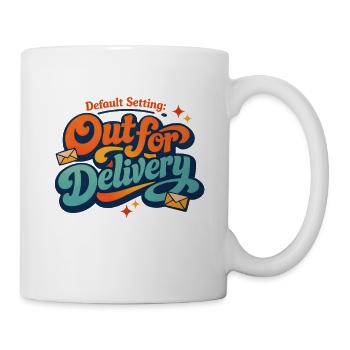Livraison en mode standard | Dicton du facteur - Mug blanc - blanc - Droite