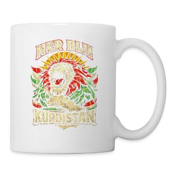 Her Biji Kurdistan Kurde Kurden - Tasse - Weiß - Rechts