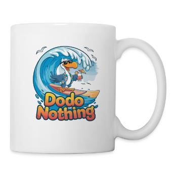 Dodo Surfer auf Tropenwelle - Tasse - Weiß - Rechts