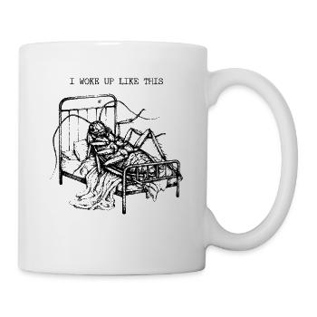 Kafka - I woke up like this - Literatur Humor - Tasse - Weiß - Rechts