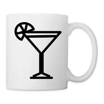 cocktail - Mug blanc - blanc - Droite