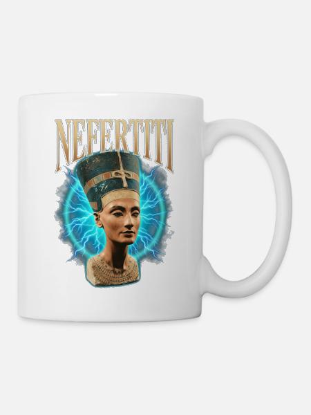Nefertiti Donner - Tasse - Weiß