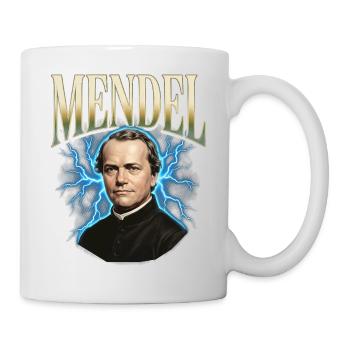 Gregor Mendel Donner - Tasse - Weiß - Rechts