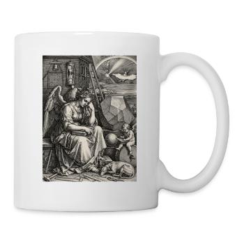 Melencolia I von Albrecht Dürer - Tasse - Weiß - Rechts