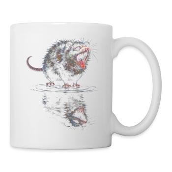Wasserotter Brüller - Tasse - Weiß - Rechts
