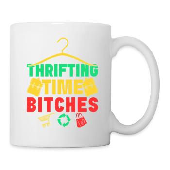 Magasin d’occasion Magasin d’occasion Temps d’occasion - Mug blanc - blanc - Droite