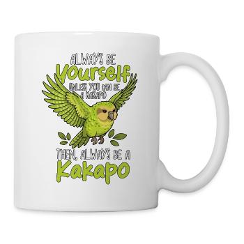 Nouvelle-Zélande Sois toujours toi-même, Kakapo - Mug blanc - blanc - Droite
