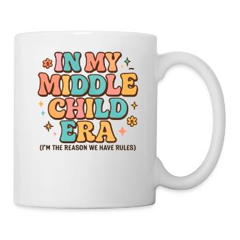 Daughter Family Humor In My Middle Child Era - Mug - white - Right