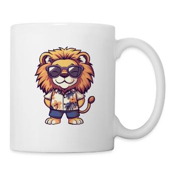 Lion Comic Vacation - Mug - white - Right