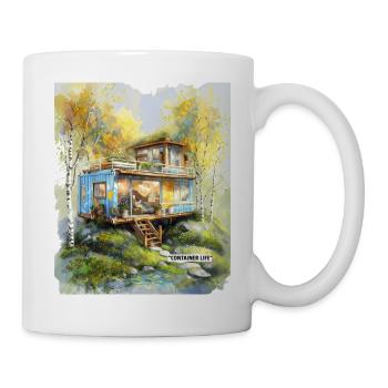 Container Life Woodland Studio - Tasse - Weiß - Rechts