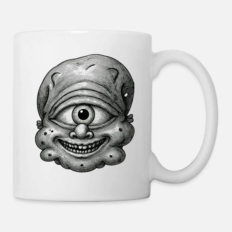Galaktische Lächeln - Tasse - Weiß