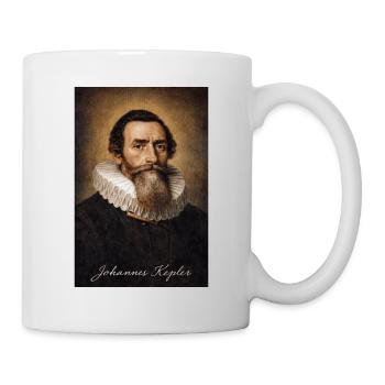 Johannes Kepler Porträt  - Tasse - Weiß - Rechts