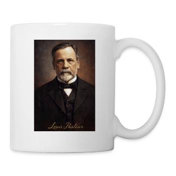 Louis Pasteur Vintage Portrait - Mug - white - Right
