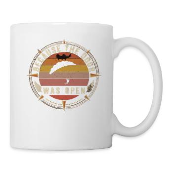 Parachutist Retro Sky Flight - Mug - white - Right