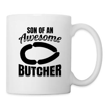 Schlachter Junge - Tasse - Weiß - Rechts