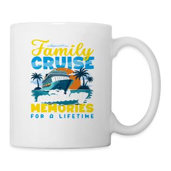 Family Cruise Memories Lifetime Kreuzfahrt - Mug - white - Right