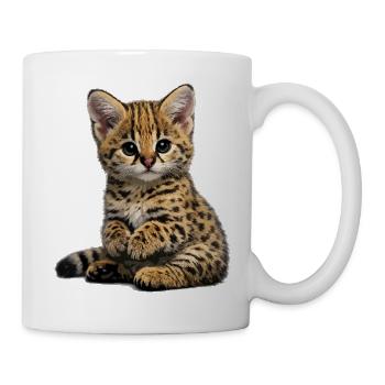 Serfal-Kätzchen - Tasse - Weiß - Rechts