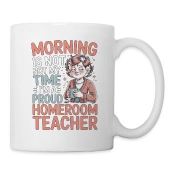 Le matin du professeur principal n’est pas mon temps d’éducateur - Mug blanc - blanc - Droite