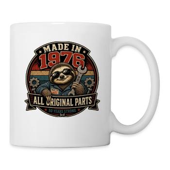 1976 Genuine Parts Sloth Mechanic - Mug - white - Right